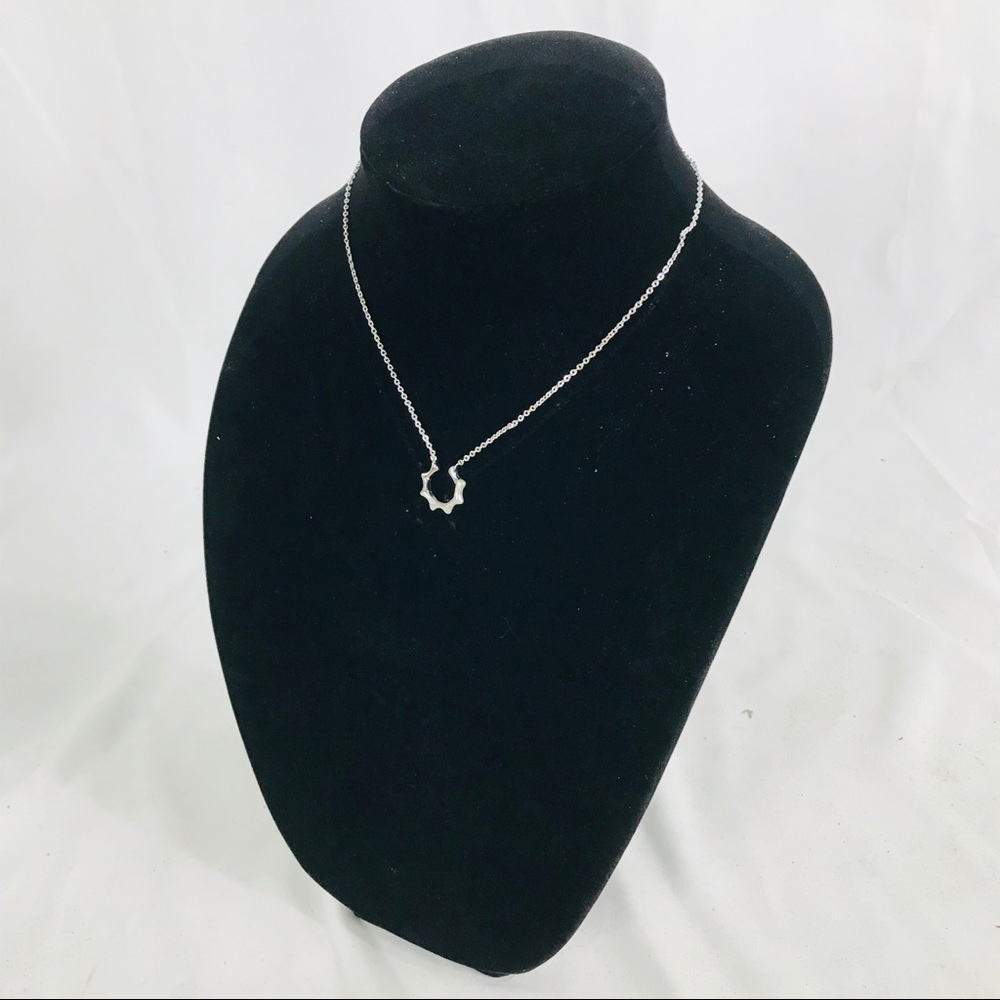 "Omega" Silver Minimalist Necklace